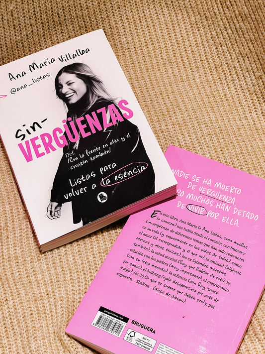 LIBRO SIN - VERGÜENZAS (FIRMADO POR ANA)